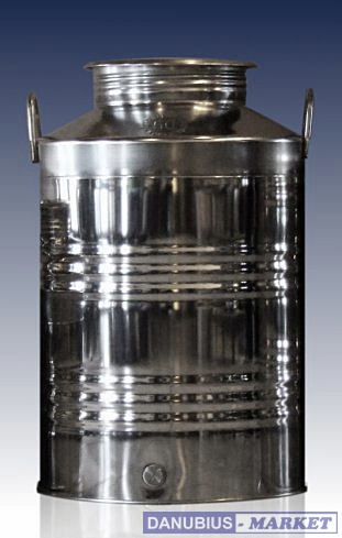 15l-es kóracél kanna csavaros tetővel